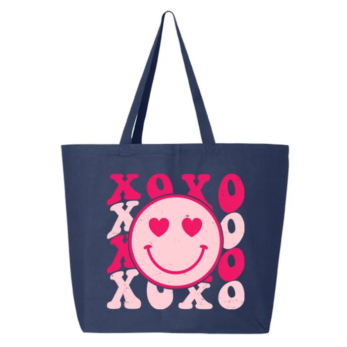 Xoxo Retro Groovy Valentines Day Smile 25L Jumbo Tote