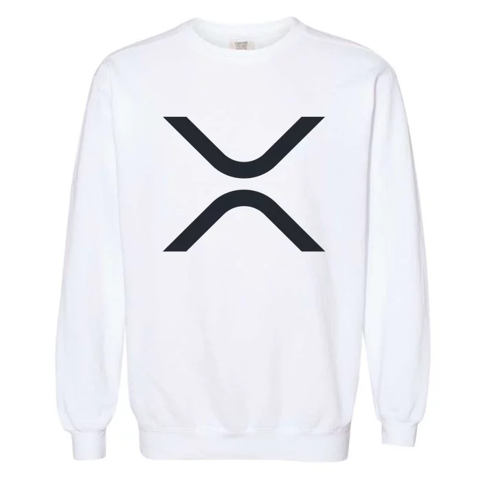 XRP Ripple Logo Garment-Dyed Sweatshirt