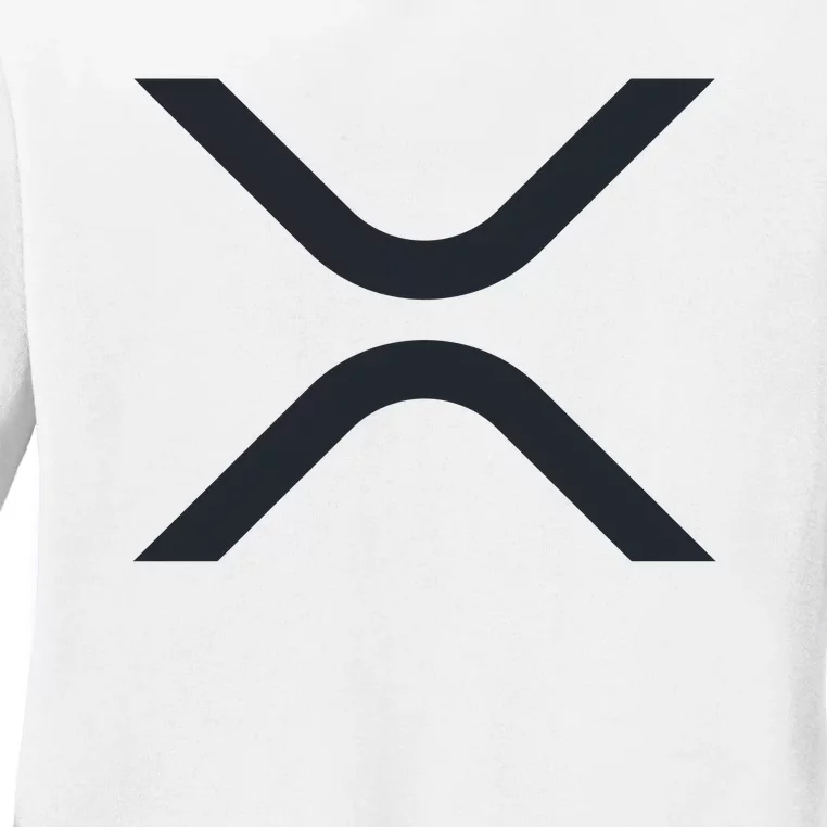 XRP Ripple Logo Ladies Long Sleeve Shirt