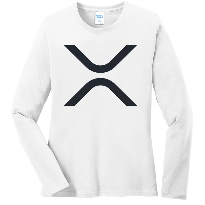 XRP Ripple Logo Ladies Long Sleeve Shirt