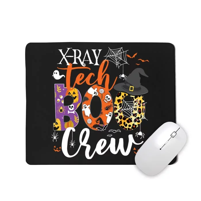 X Ray Tech Boo Crew X Ray Technician Halloween Funny Gifts Mousepad