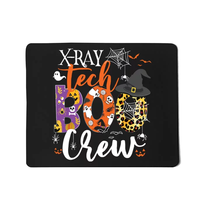 X Ray Tech Boo Crew X Ray Technician Halloween Funny Gifts Mousepad