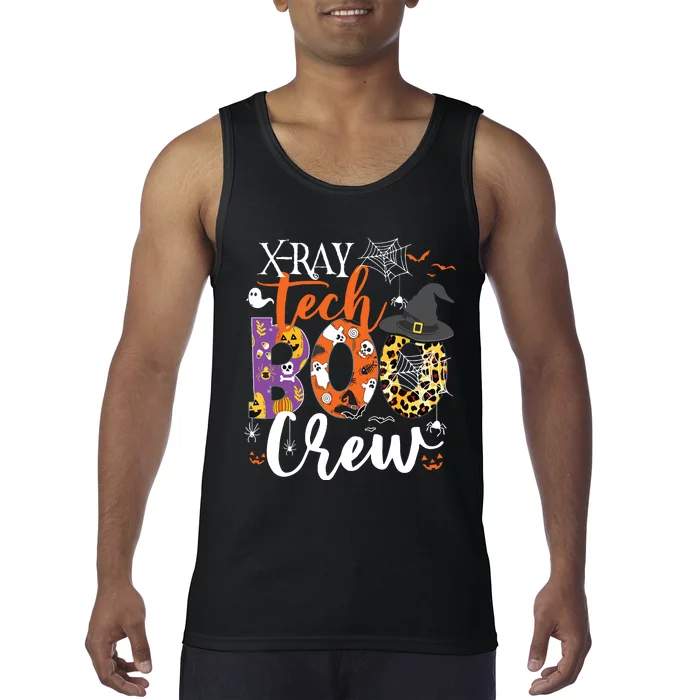 X Ray Tech Boo Crew X Ray Technician Halloween Funny Gifts Tank Top