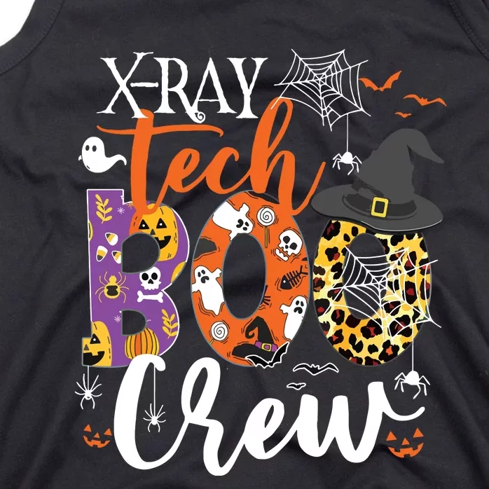 X Ray Tech Boo Crew X Ray Technician Halloween Funny Gifts Tank Top