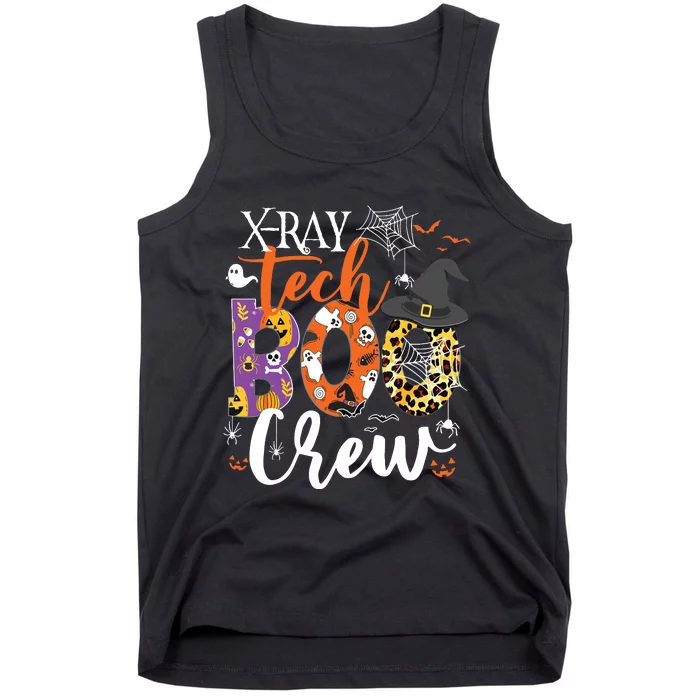 X Ray Tech Boo Crew X Ray Technician Halloween Funny Gifts Tank Top