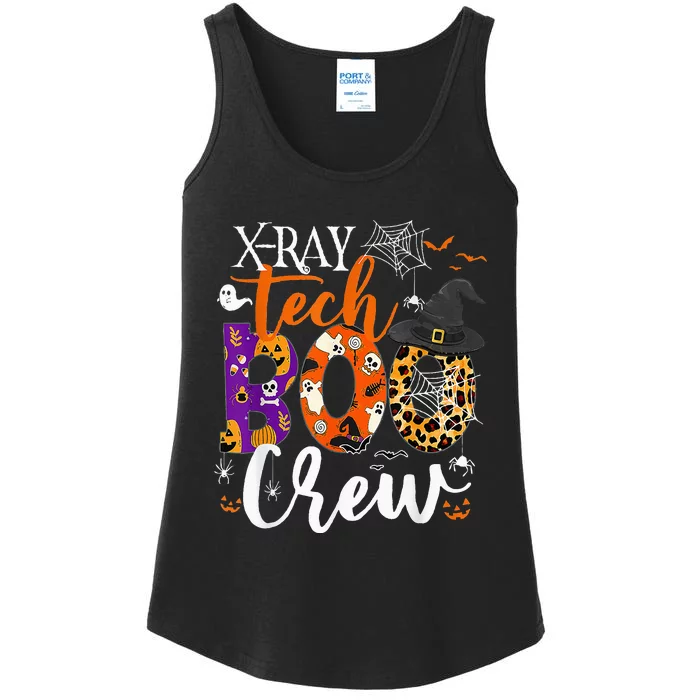 X Ray Tech Boo Crew X Ray Technician Halloween Funny Gifts Ladies Essential Tank