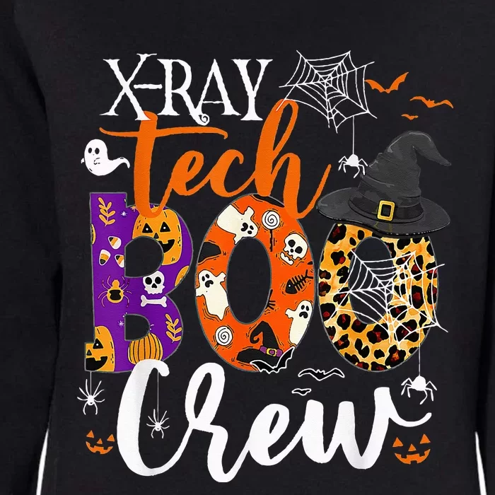 X Ray Tech Boo Crew X Ray Technician Halloween Funny Gifts Womens California Wash Sweatshirt