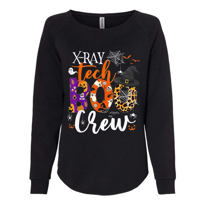 X Ray Tech Boo Crew X Ray Technician Halloween Funny Gifts Womens California Wash Sweatshirt