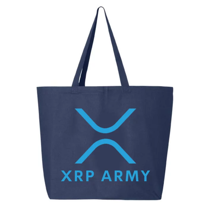 XRP Ripple XRP XRP Army XRP Cryptocurrency XRP Moon XRP Merch XRP Crypto 25L Jumbo Tote