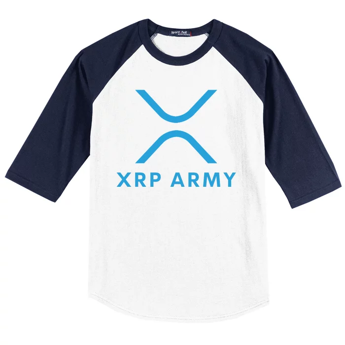 XRP Ripple XRP XRP Army XRP Cryptocurrency XRP Moon XRP Merch XRP Crypto Baseball Sleeve Shirt