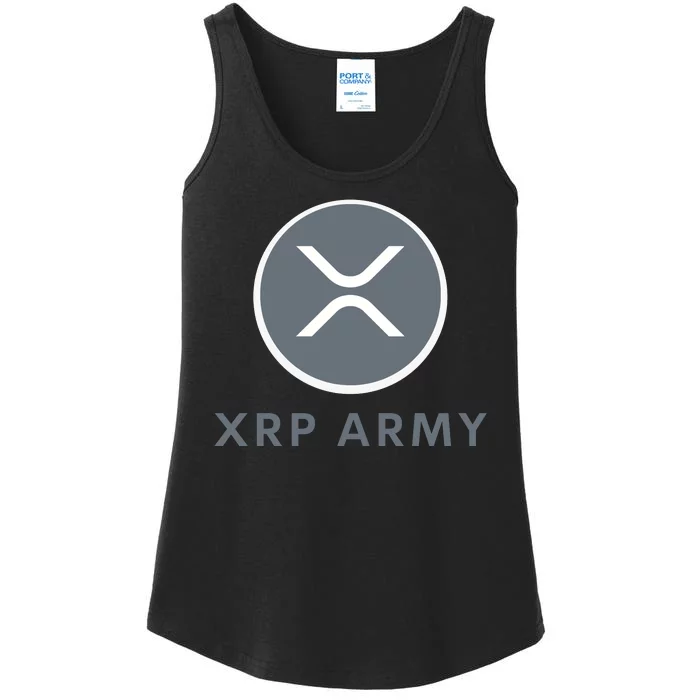 XRP Ripple XRP XRP Merch XRP Army XRP Cryptocurrency XRP Moon XRP Crypto Ladies Essential Tank