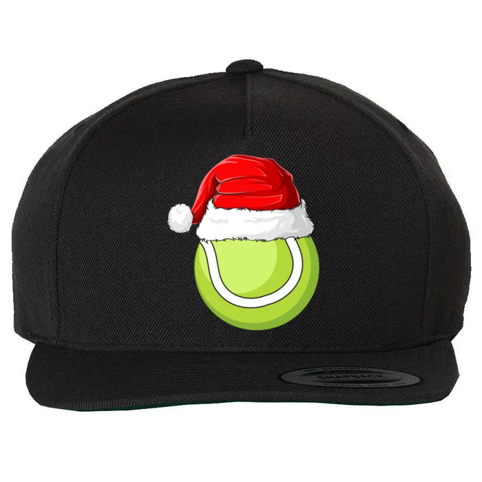 Xmas Santa Hat Christmas Tennis Funny Gift Wool Snapback Cap