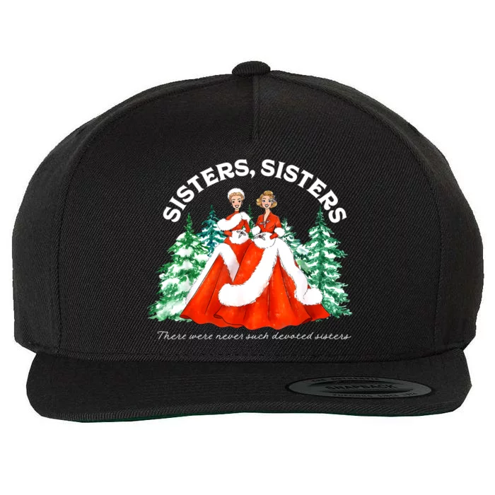 Xmas Snow Holiday Pajamas Sisters White Christmas Movie 1954 Gift Wool Snapback Cap