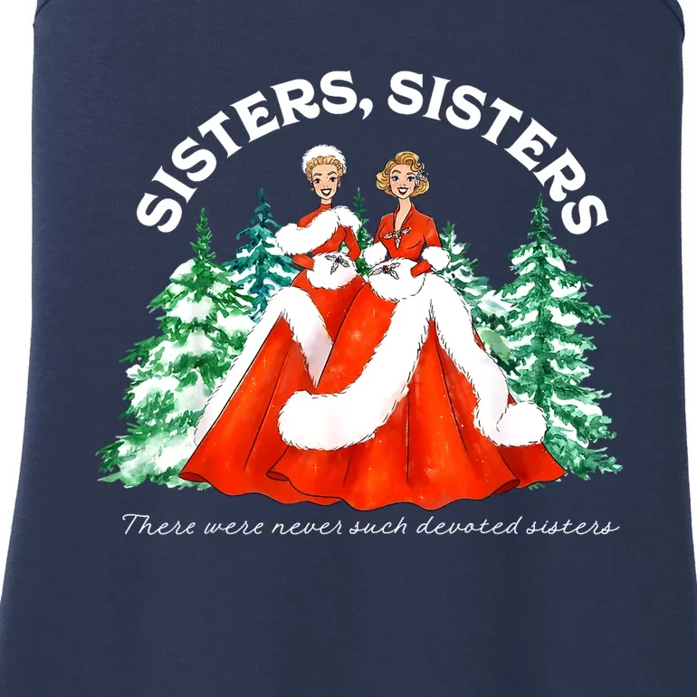 Xmas Snow Holiday Pajamas Sisters White Christmas Movie 1954 Gift Ladies Essential Tank