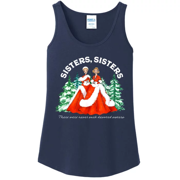 Xmas Snow Holiday Pajamas Sisters White Christmas Movie 1954 Gift Ladies Essential Tank