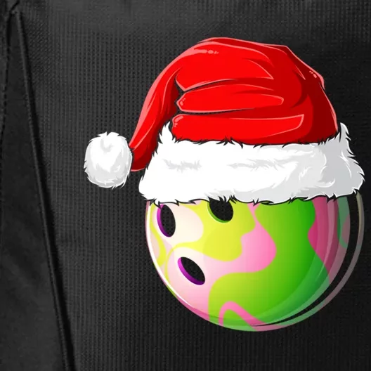 Xmas Santa Hat Christmas Bowling Meaningful Gift City Backpack