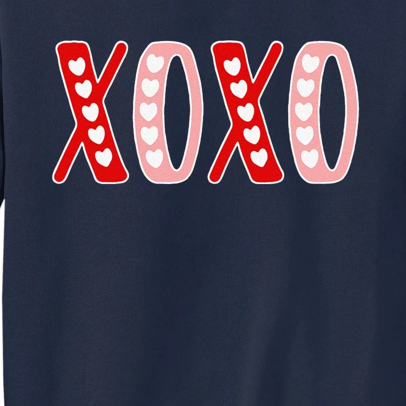 XOXO Sweet Love Valentine Heart Romantic Valentine's Day Tall Sweatshirt