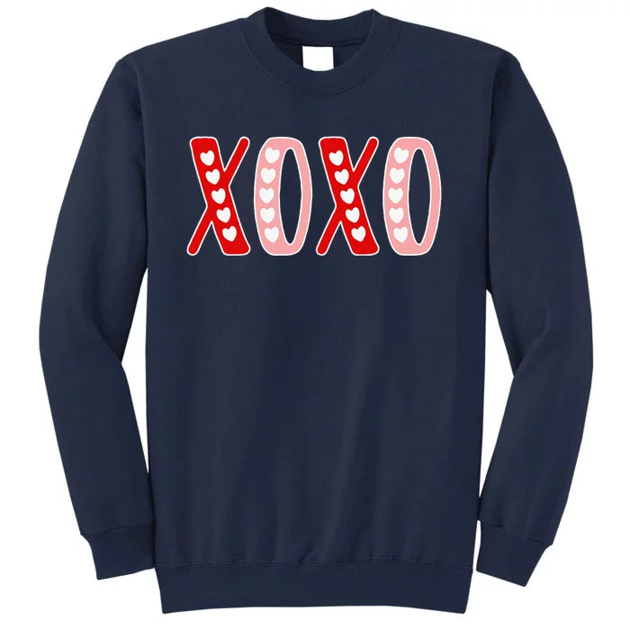 XOXO Sweet Love Valentine Heart Romantic Valentine's Day Tall Sweatshirt