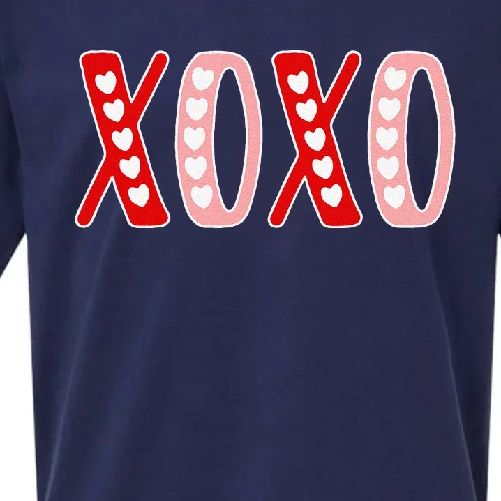 XOXO Sweet Love Valentine Heart Romantic Valentine's Day Sueded Cloud Jersey T-Shirt