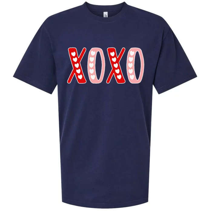 XOXO Sweet Love Valentine Heart Romantic Valentine's Day Sueded Cloud Jersey T-Shirt