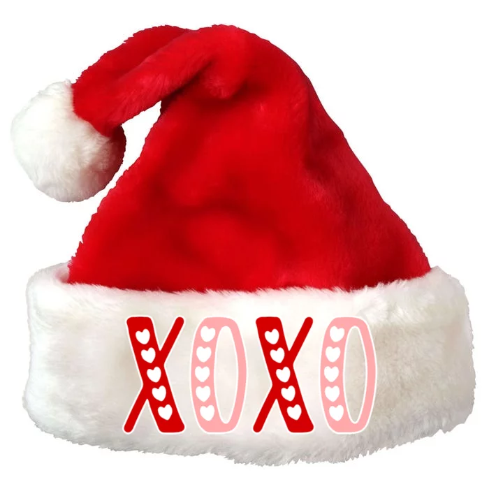 Xoxo Sweet Love Valentine Heart Rotic Valentines Day Gift Premium Christmas Santa Hat