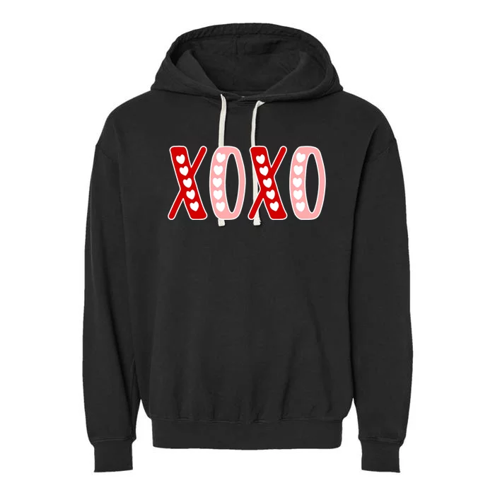 Xoxo Sweet Love Valentine Heart Rotic Valentines Day Gift Garment-Dyed Fleece Hoodie