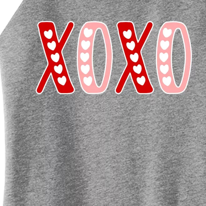 Xoxo Sweet Love Valentine Heart Rotic Valentines Day Gift Women’s Perfect Tri Rocker Tank