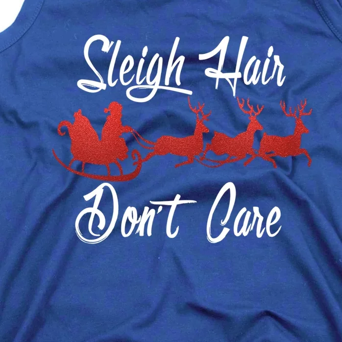 Xmas Santa Sleigh Pajama Sleigh Hair DonT Care Gift Tank Top