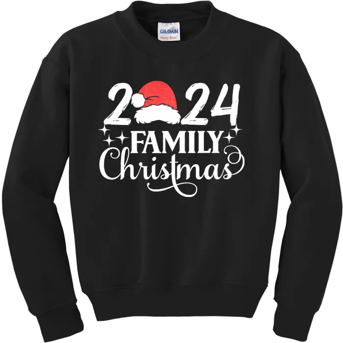 Xmas Squad Santa Group Kids Sweatshirt