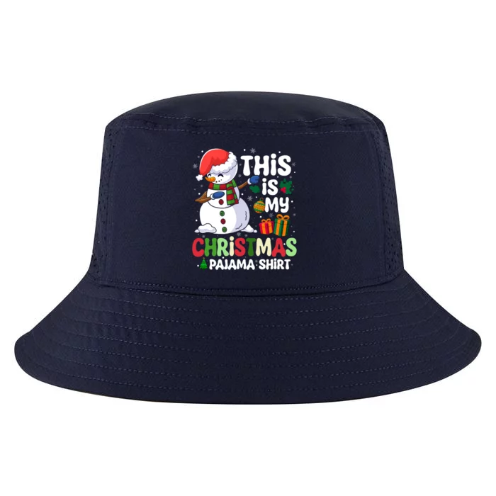 Xmas Snow This Is My Christmas Pajama Gift Cool Comfort Performance Bucket Hat