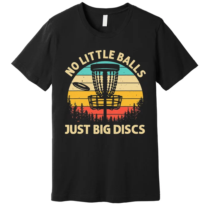 Xmas Stupid Tree Disc Golf Funny Frisbee Golf Player Basket Premium T-Shirt