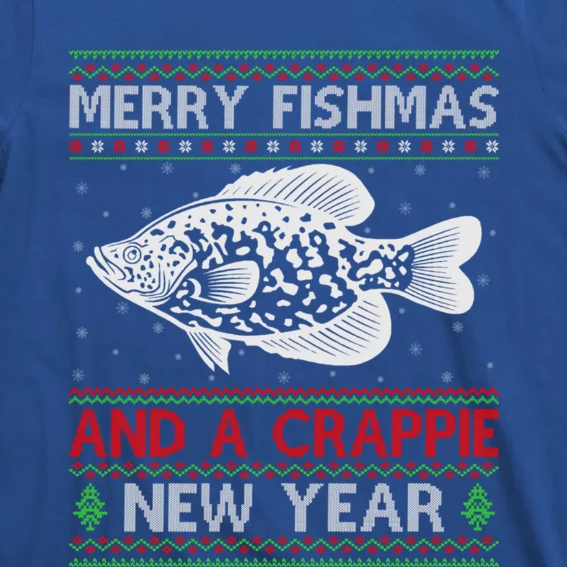 Xmas Santa Ugly Merry Fishmas Crappie Fish Christmas Meaningful Gift T-Shirt