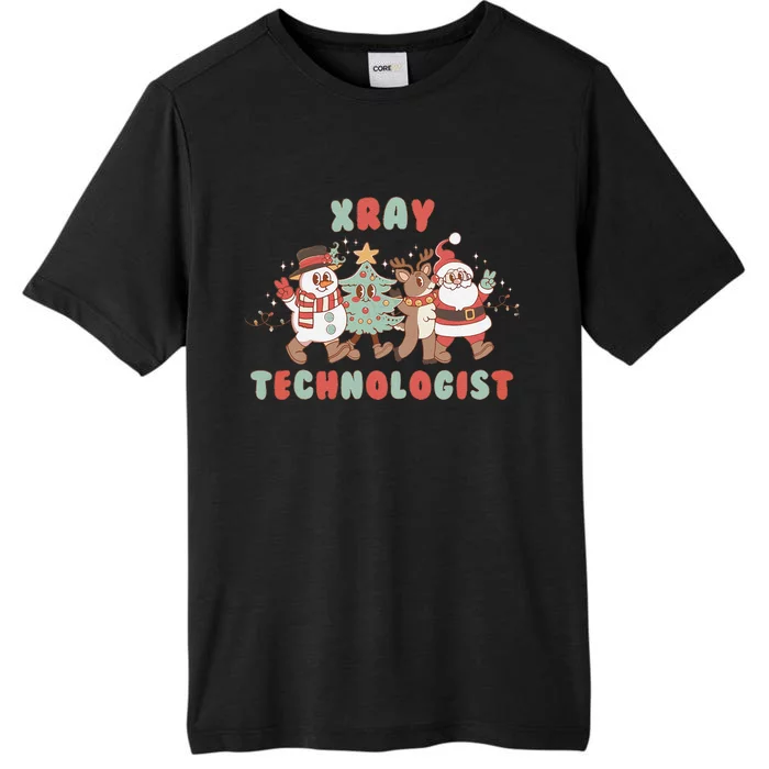 Xray Technologist Christmas Squad Ultrasound Tech Xray Tech ChromaSoft Performance T-Shirt