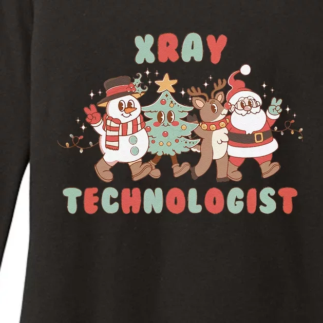 Xray Technologist Christmas Squad Ultrasound Tech Xray Tech Womens CVC Long Sleeve Shirt