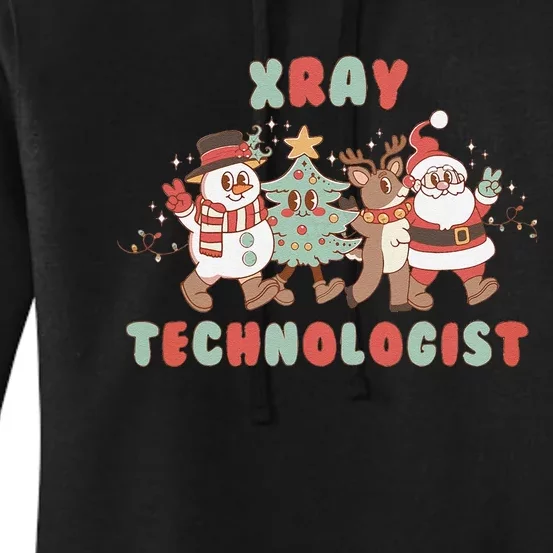 Xray Technologist Christmas Squad Ultrasound Tech Xray Tech Women's Pullover Hoodie