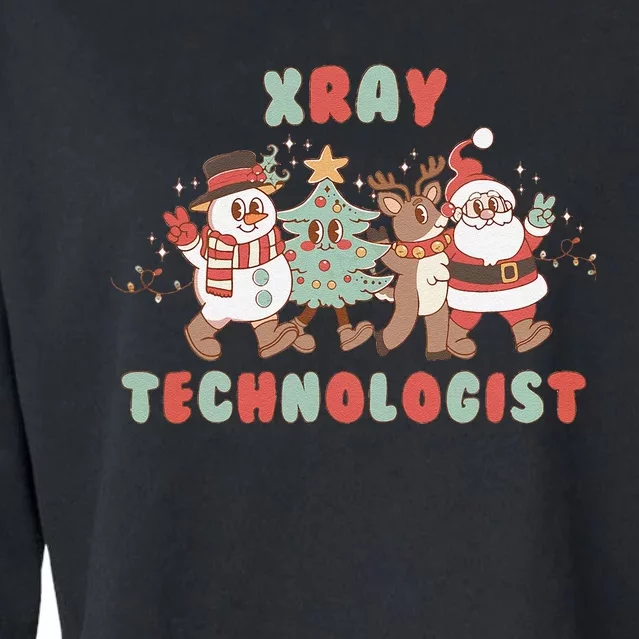 Xray Technologist Christmas Squad Ultrasound Tech Xray Tech Cropped Pullover Crew