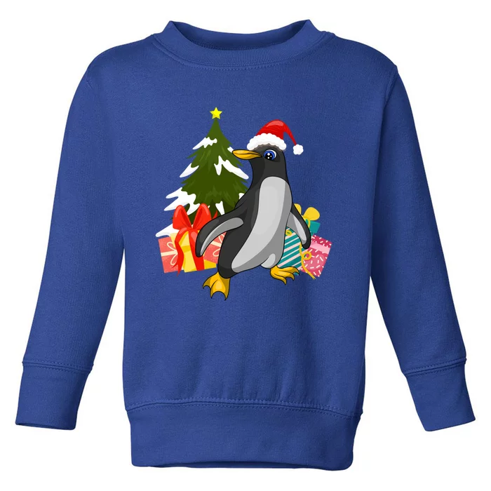 Xmas Tree Christmas Zoo Animal Lover Cute Antarctica Penguin Gift Toddler Sweatshirt