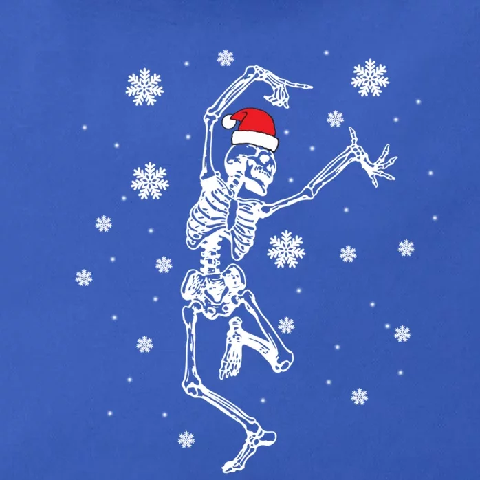 Xmas Tree Christmas Lights Christmas Skeleton Dancing Meaningful Gift Zip Tote Bag