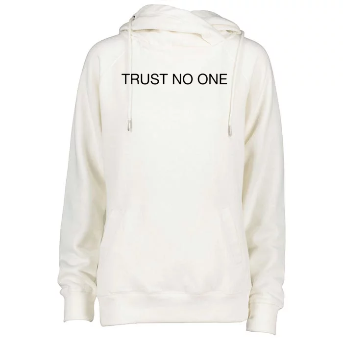 Xfiles Trust No One Gift Womens Funnel Neck Pullover Hood