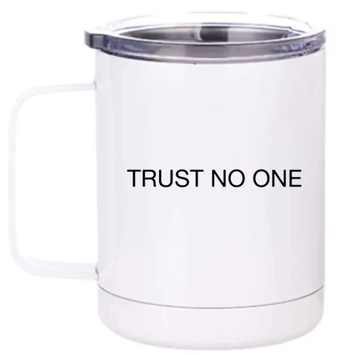 Xfiles Trust No One Gift Front & Back 12oz Stainless Steel Tumbler Cup