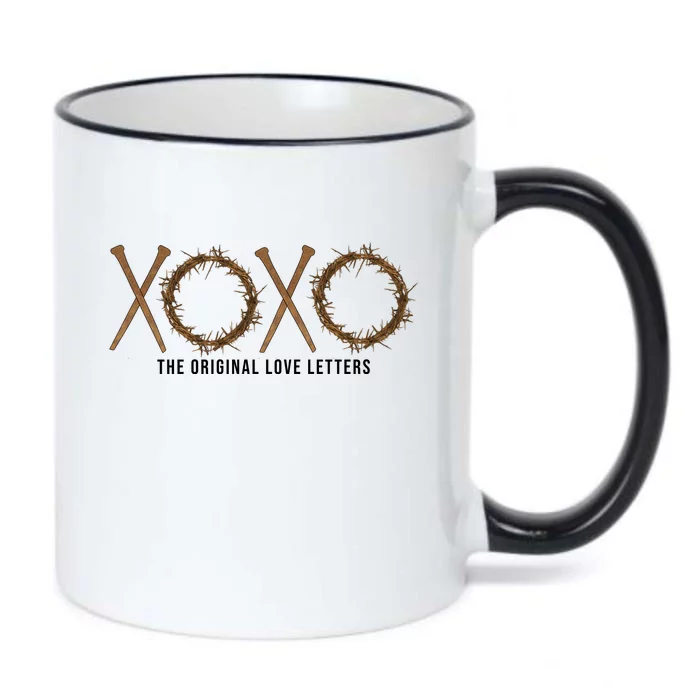 XoXo The Original Love Letters Black Color Changing Mug