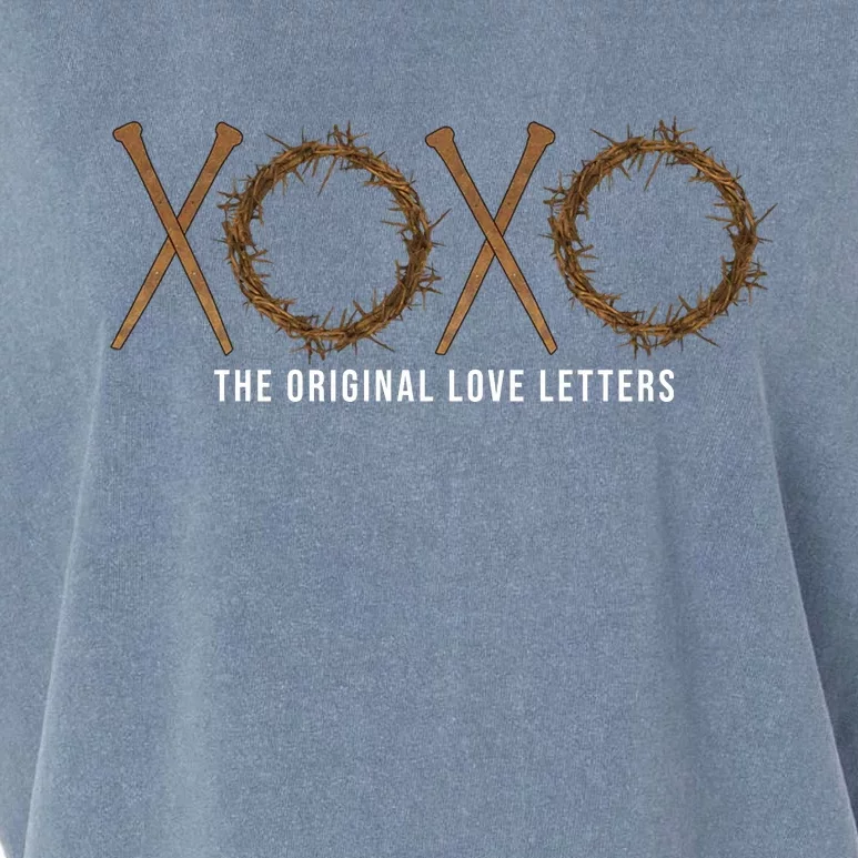 XoXo The Original Love Letters Garment-Dyed Women's Muscle Tee