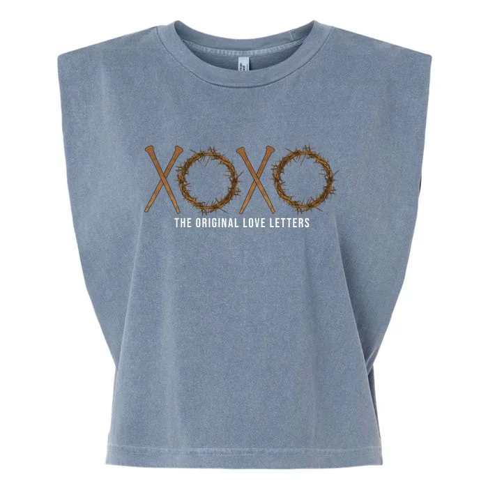 XoXo The Original Love Letters Garment-Dyed Women's Muscle Tee