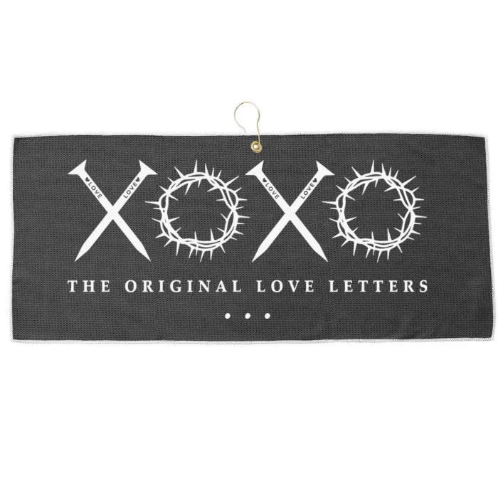 Xoxo The Original Love Letters Easter Cros Large Microfiber Waffle Golf Towel