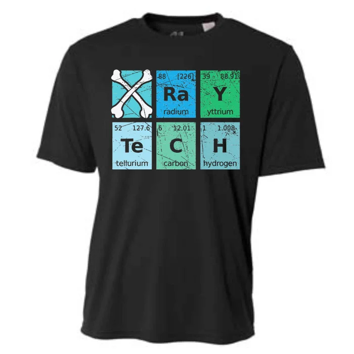 XRay Tech Radiologist Rad Tech Radiology Periodic Table Cooling Performance Crew T-Shirt