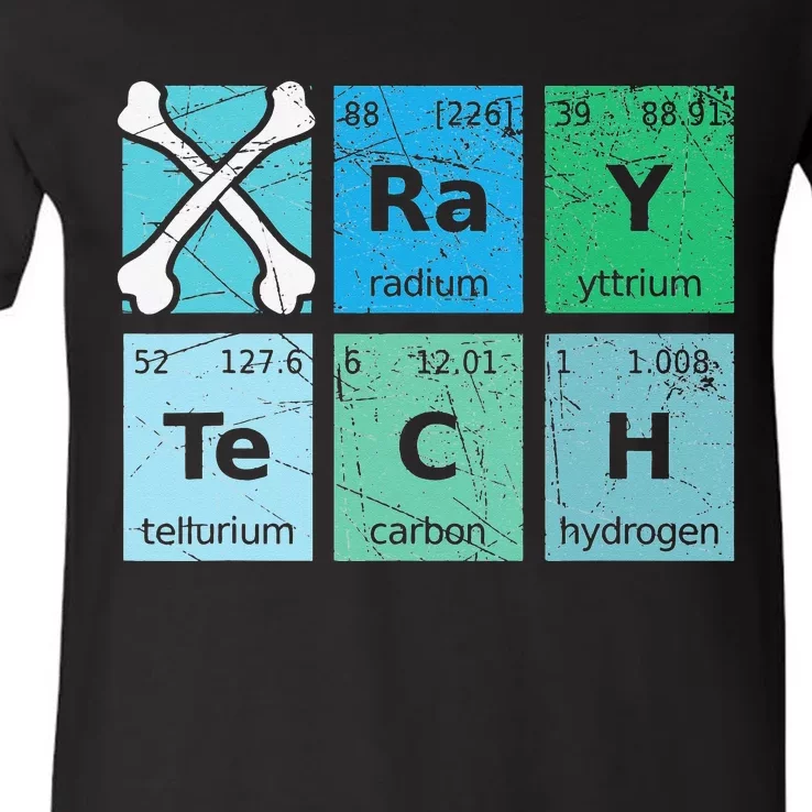 XRay Tech Radiologist Rad Tech Radiology Periodic Table V-Neck T-Shirt