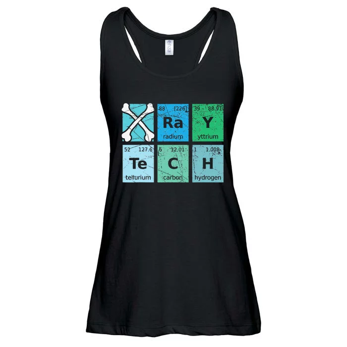 XRay Tech Radiologist Rad Tech Radiology Periodic Table Ladies Essential Flowy Tank