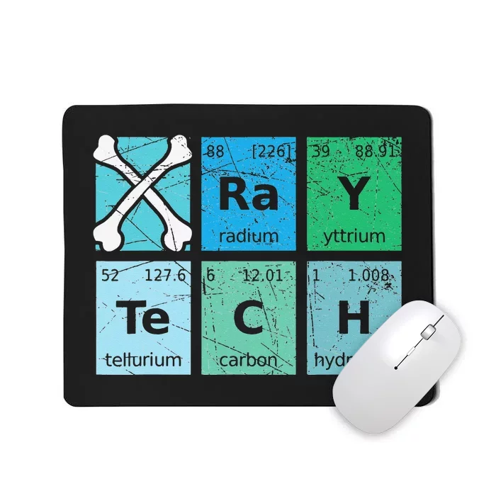 XRay Tech Radiologist Rad Tech Radiology Periodic Table Mousepad