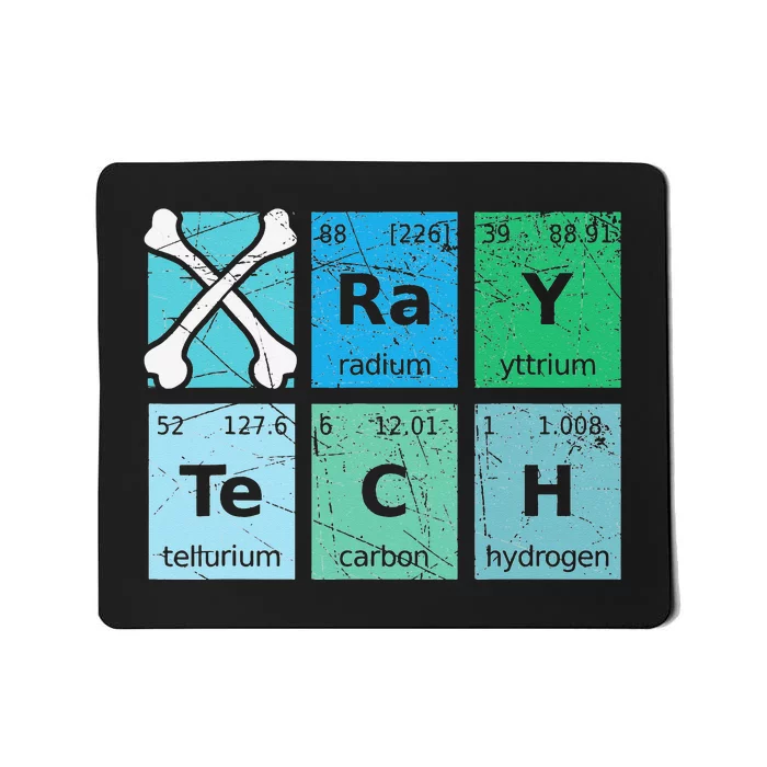 XRay Tech Radiologist Rad Tech Radiology Periodic Table Mousepad