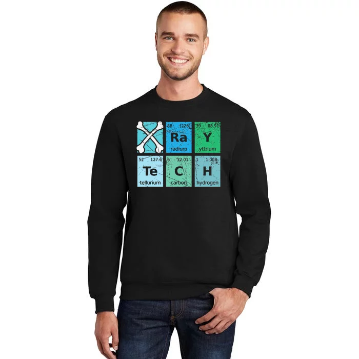 XRay Tech Radiologist Rad Tech Radiology Periodic Table Tall Sweatshirt